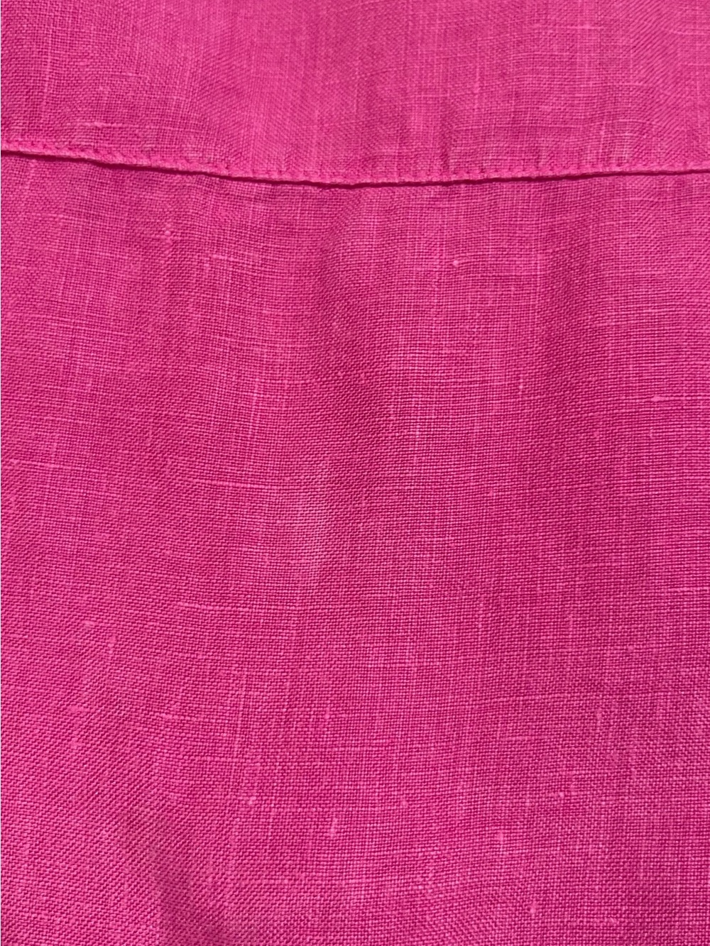 Bryn Walker 100% Linen Fuchsia Pink Sleeveless Swing Top M Lagenlook Relaxed * - Picture 9 of 9